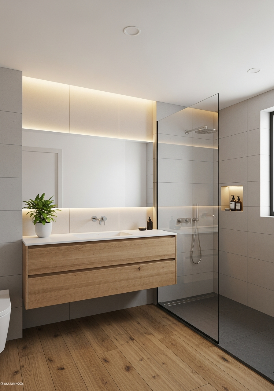 고양 일산 28년 아파트 욕실 2개소 동시 시공 시공 후 - 전문 시공 완료